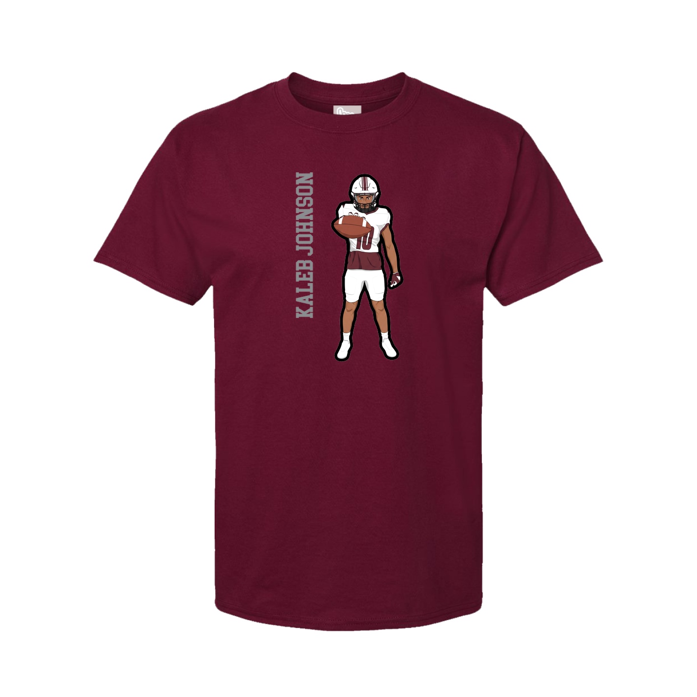 Tee — Name Vertical in Cardinal