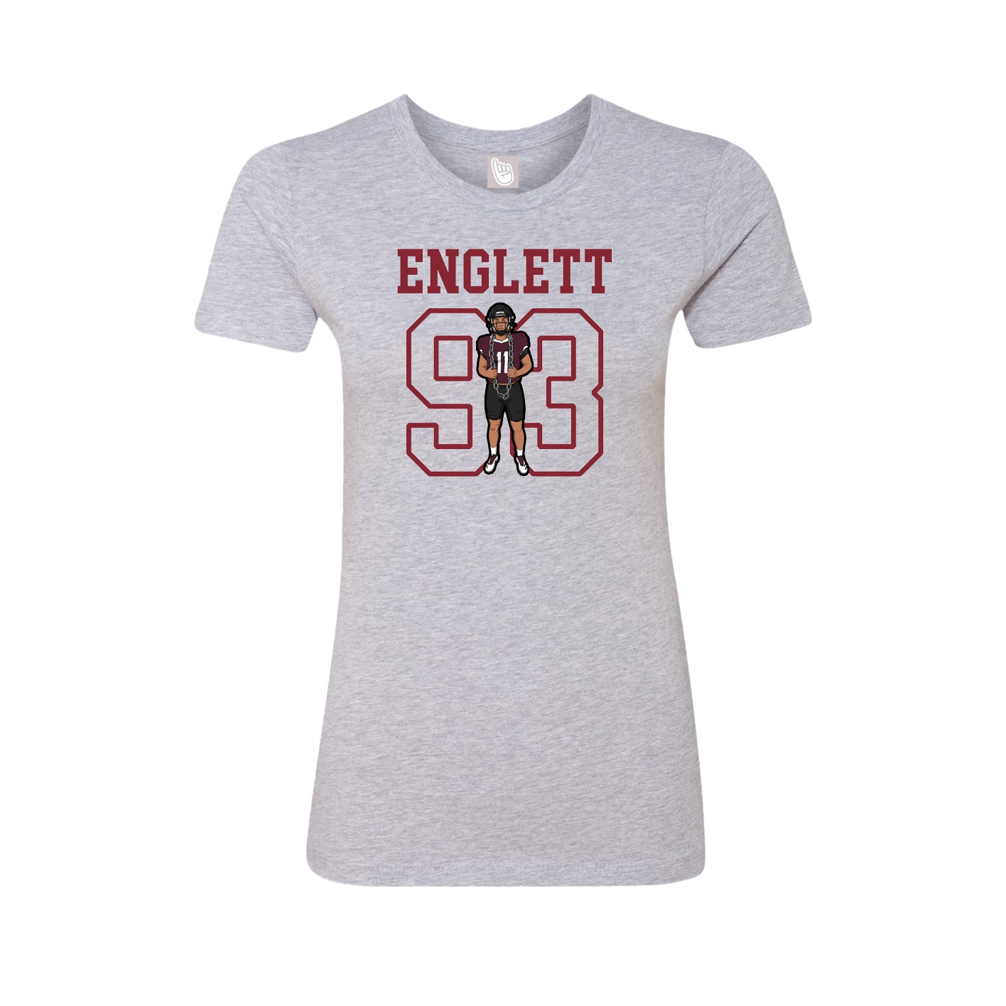 Fitted Women's Tee — Shirsey in Grey