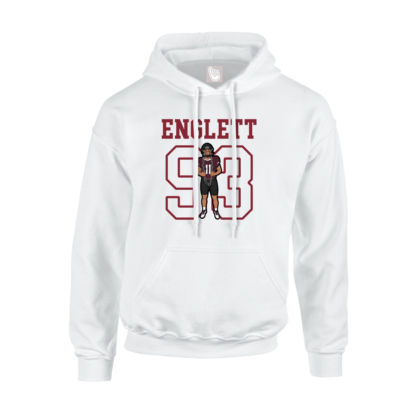 Youth Hoodie — Shirsey in White