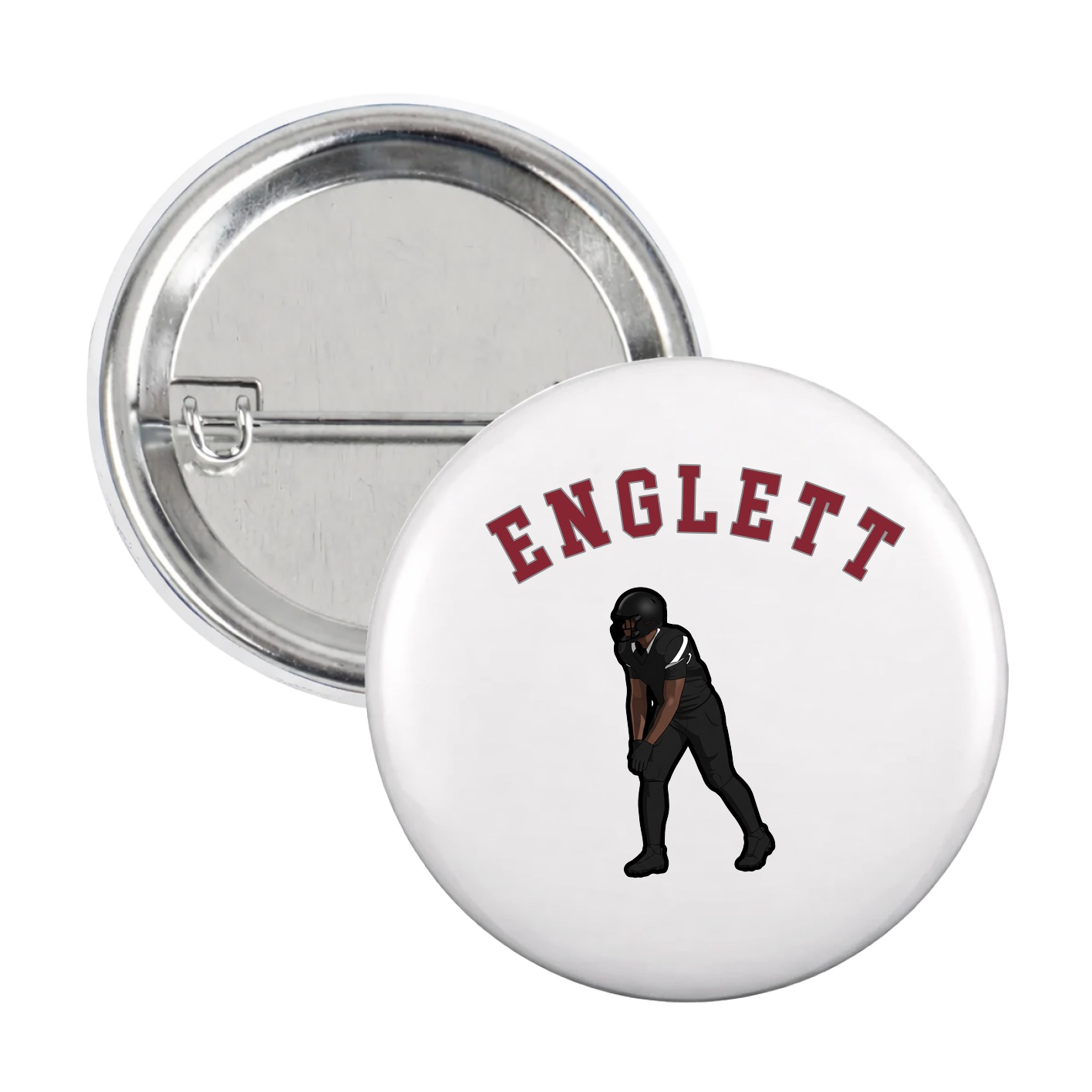 Game Day Button — Shirsey Arch in White