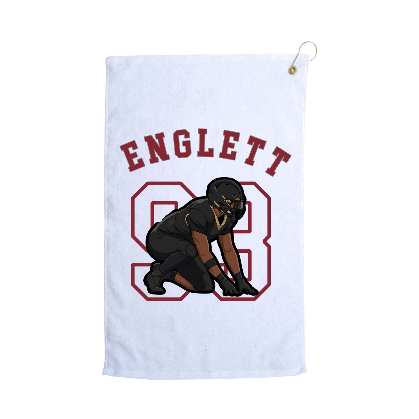 Golf Towel — Shirsey Arch in White