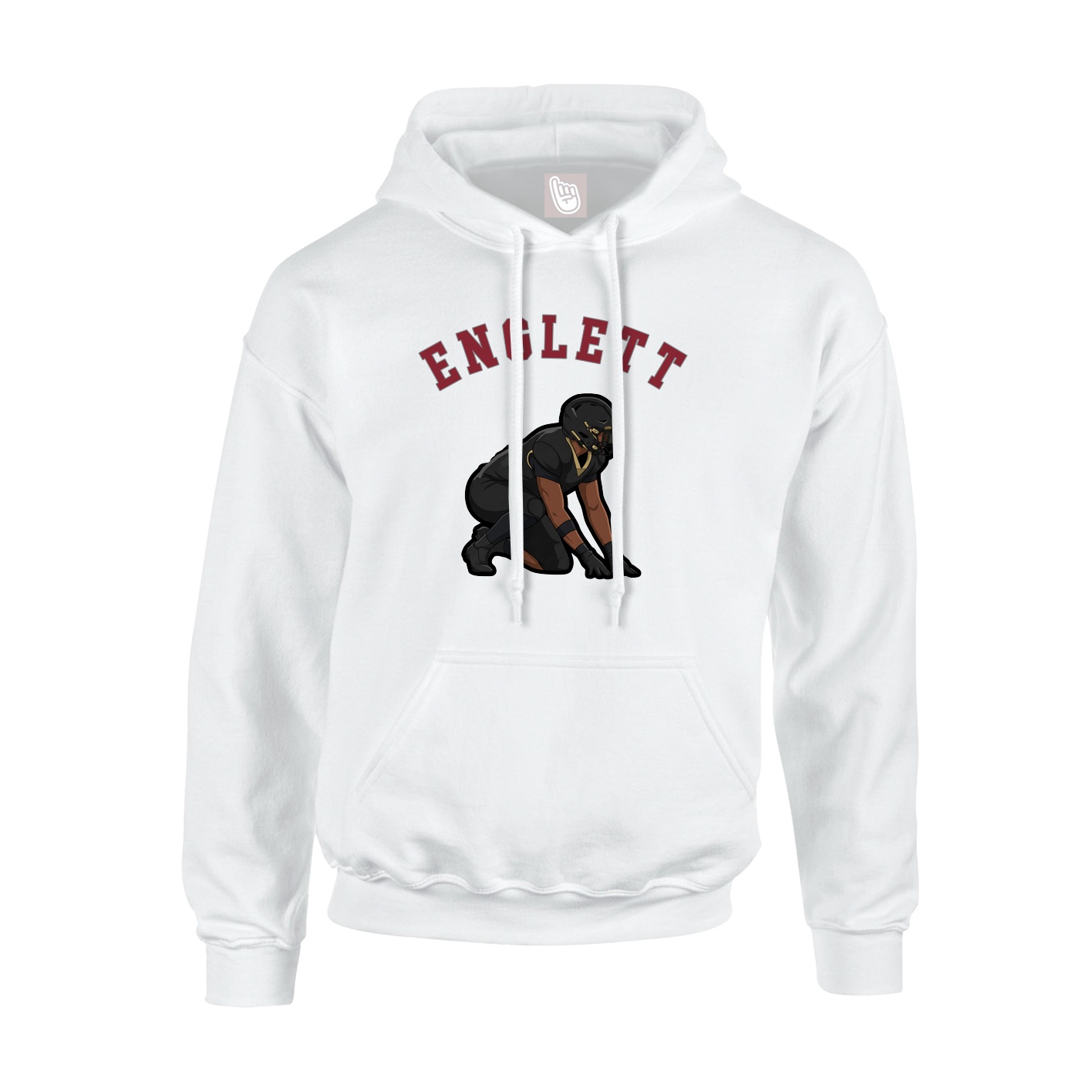 Hoodie — Shirsey Arch in White
