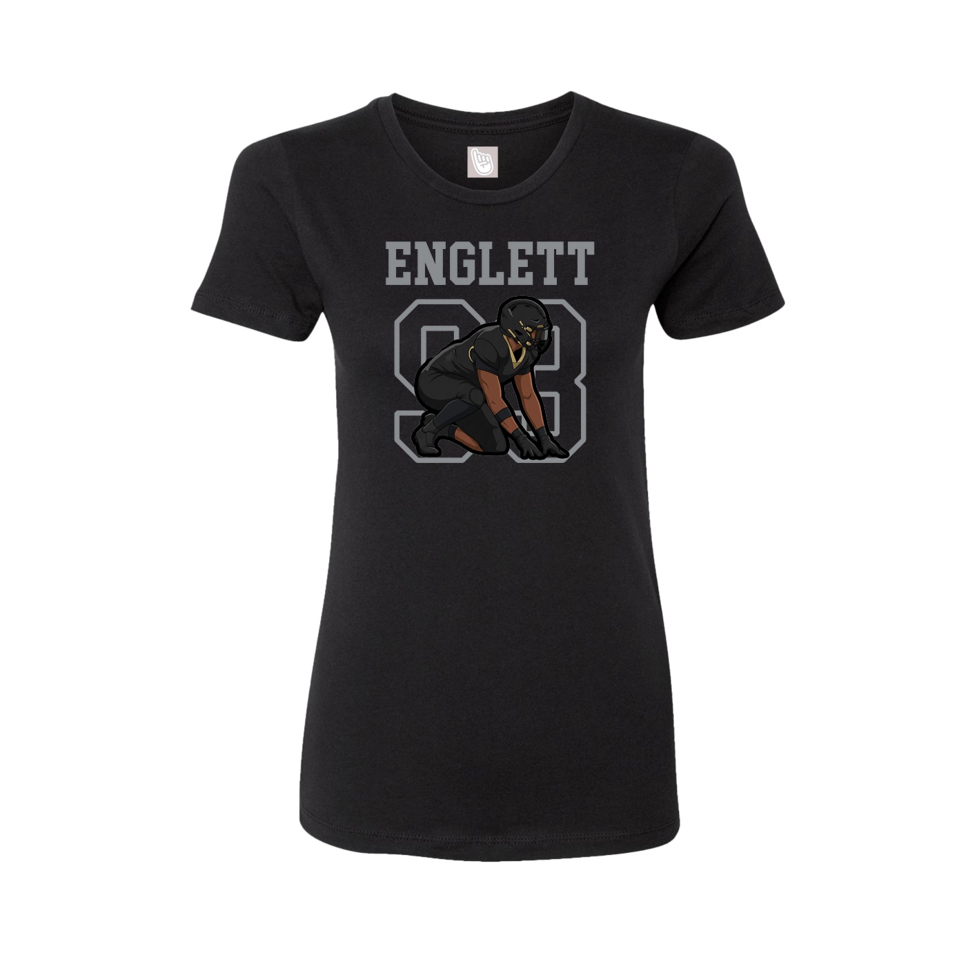 Fitted Women's Tee — Shirsey in Black
