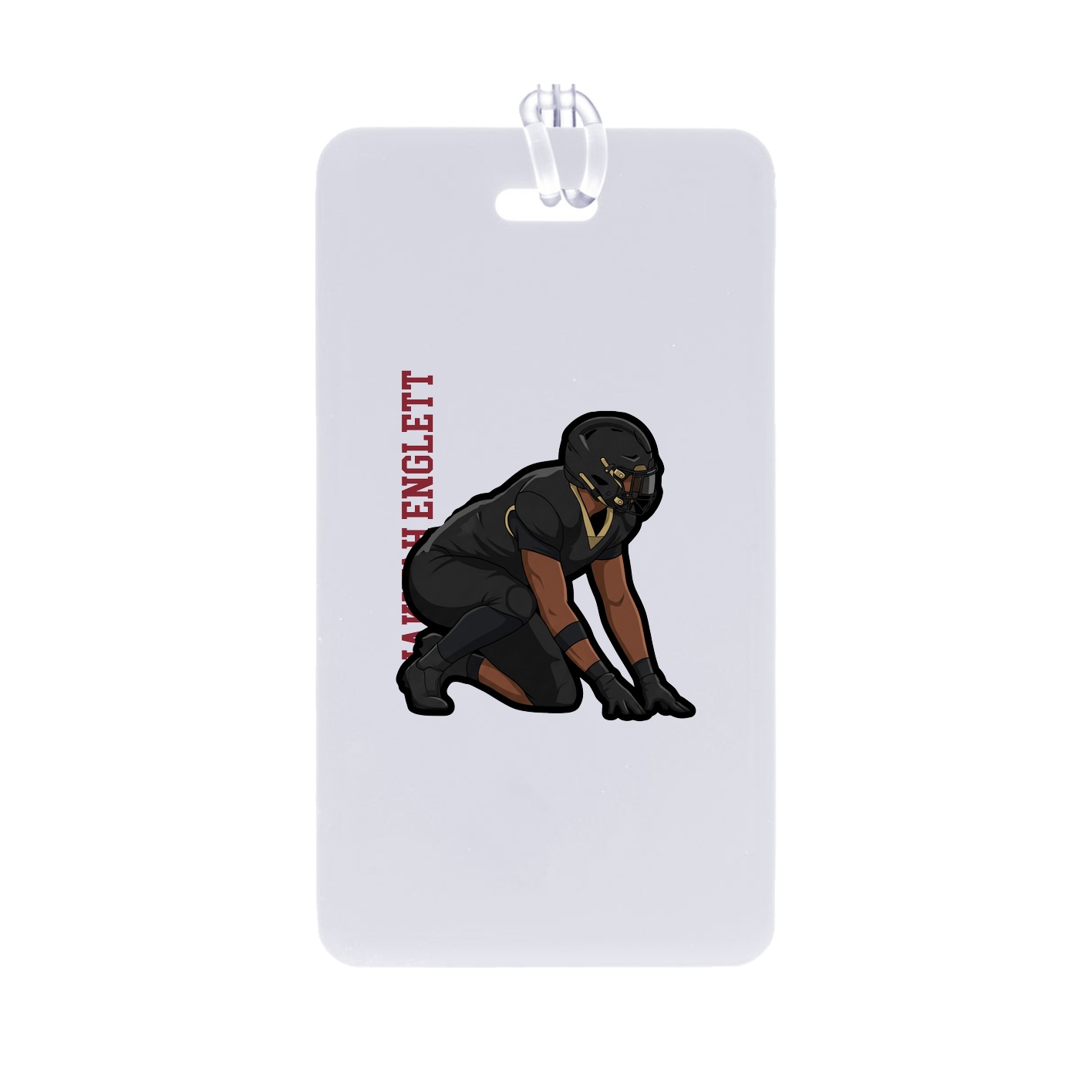 Bag Tag — Name Vertical in Classic