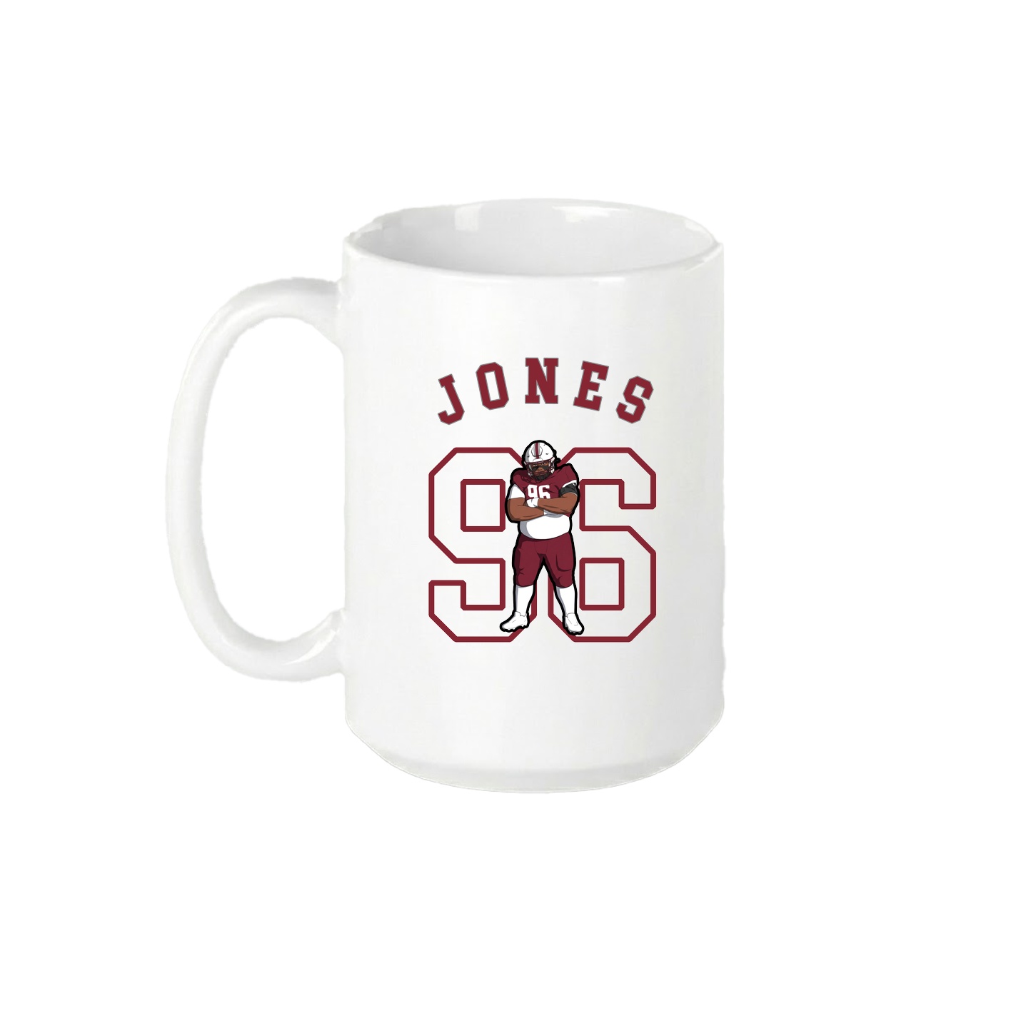 15oz Coffee Mug — Shirsey Arch in White