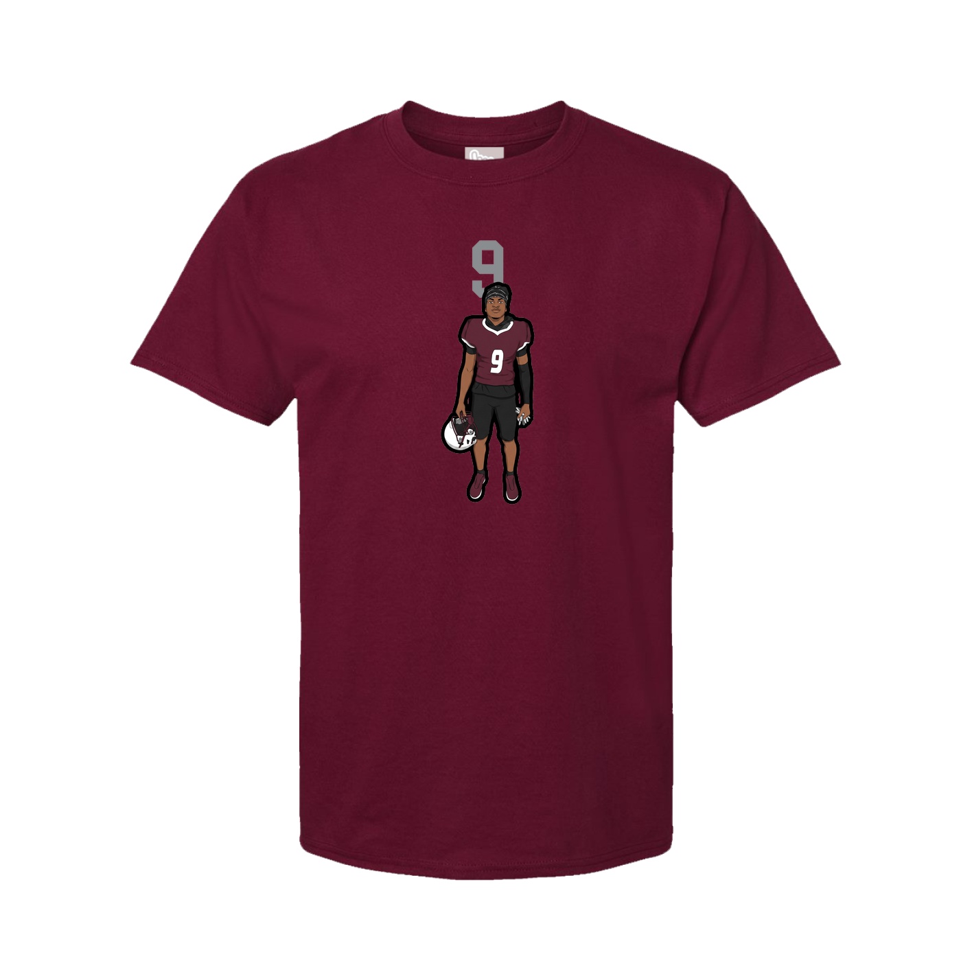 Tee — Number Top in Cardinal