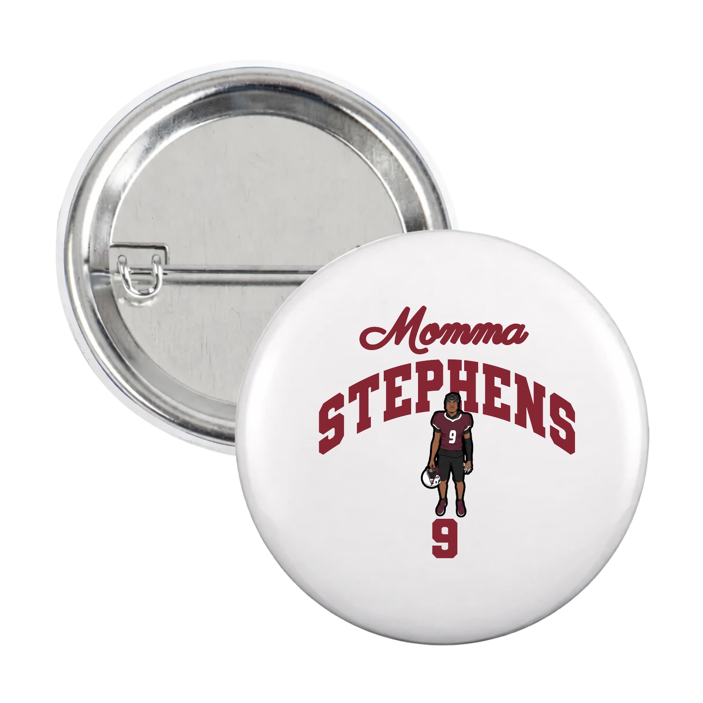 Game Day Button — Mothers Day Arch in White