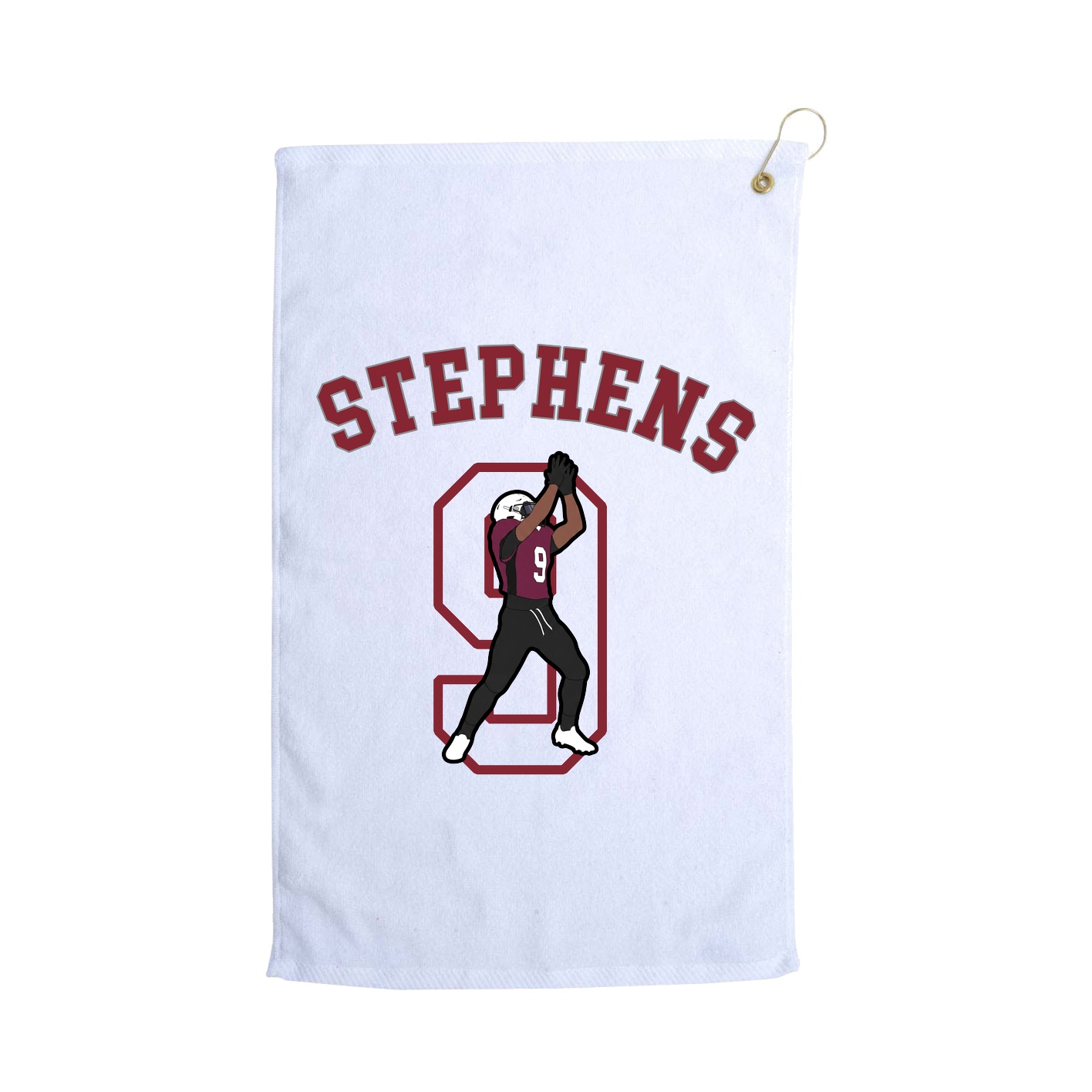 Golf Towel — Shirsey Arch in White