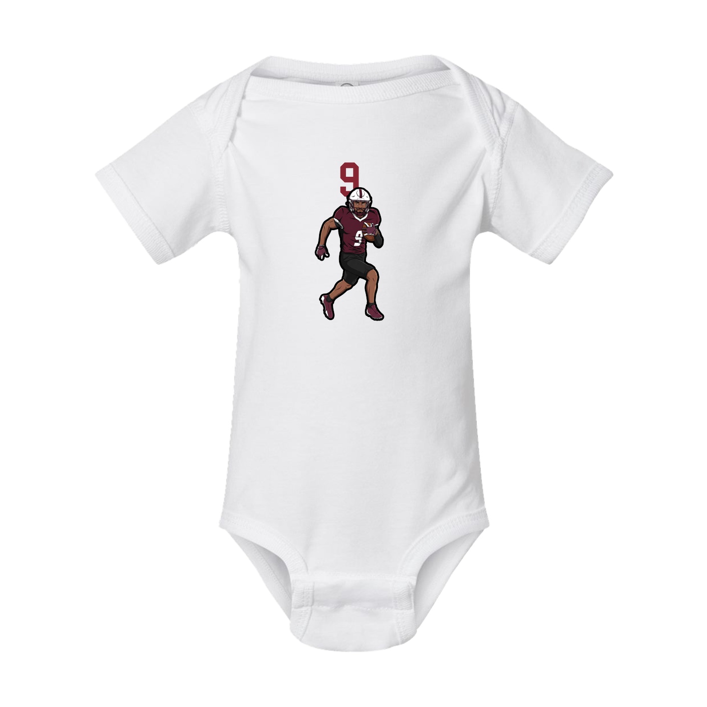 Baby Onesie — Number Top in White