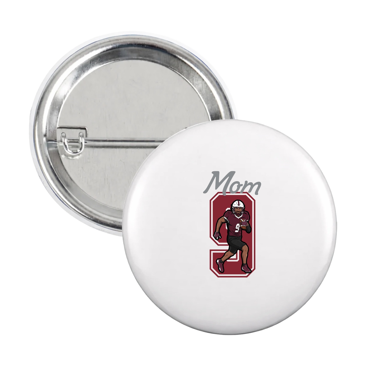 Game Day Button — Mothers Day Shirsey in White