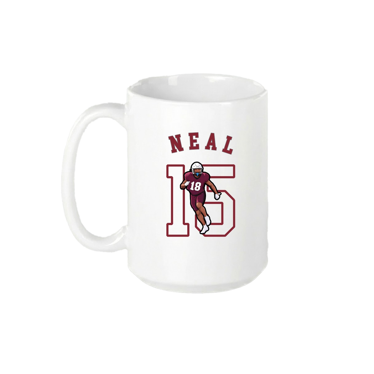 15oz Coffee Mug — Shirsey Arch in White