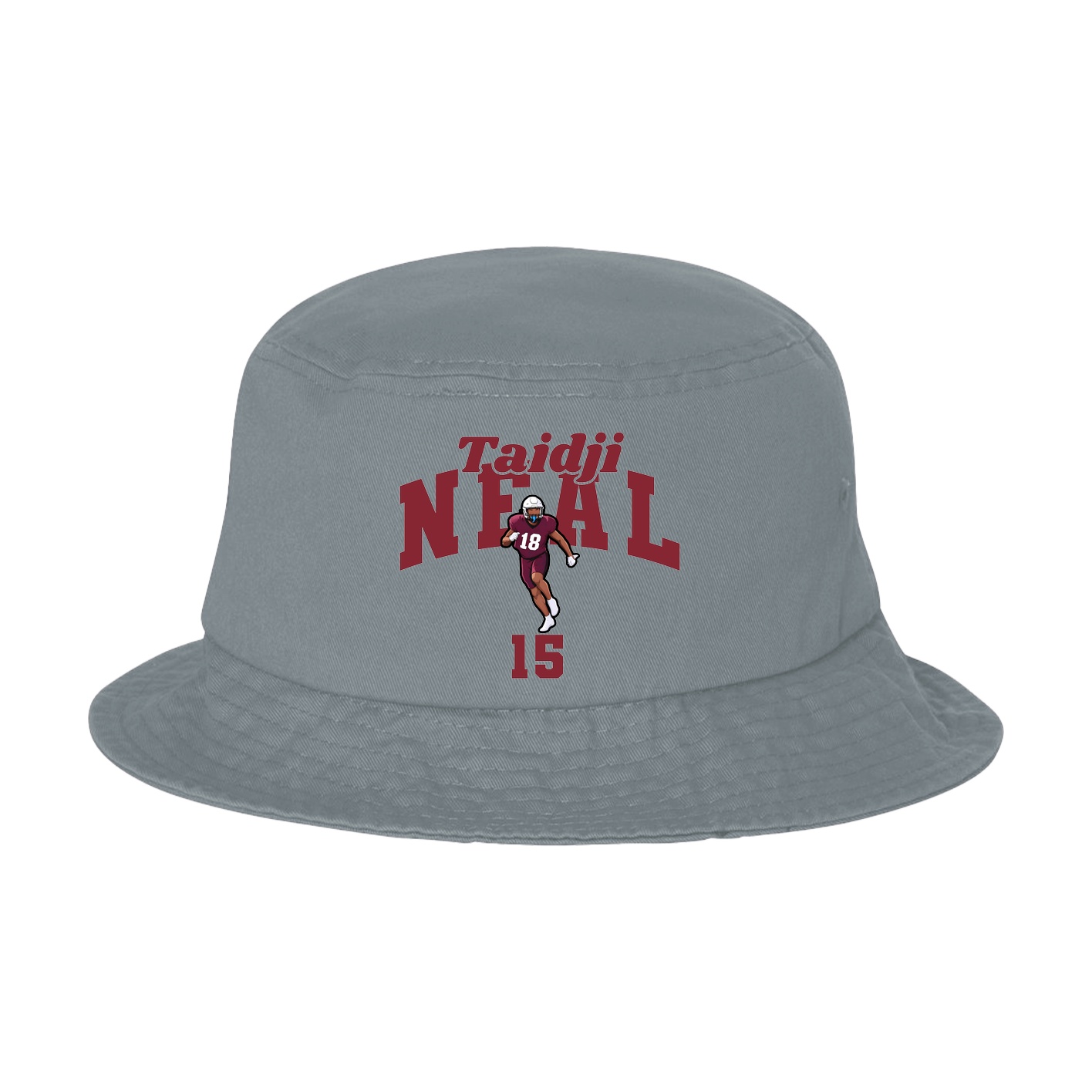 Bucket Cap — Signature Arch in Grey