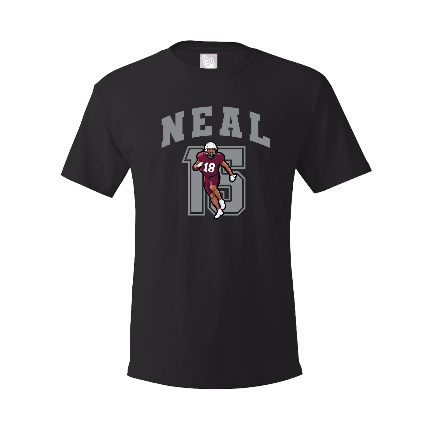 Youth Tee — Number in Black