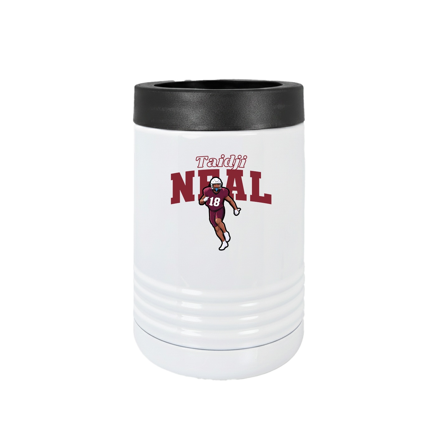 Beverage Holder — Name Arch in White