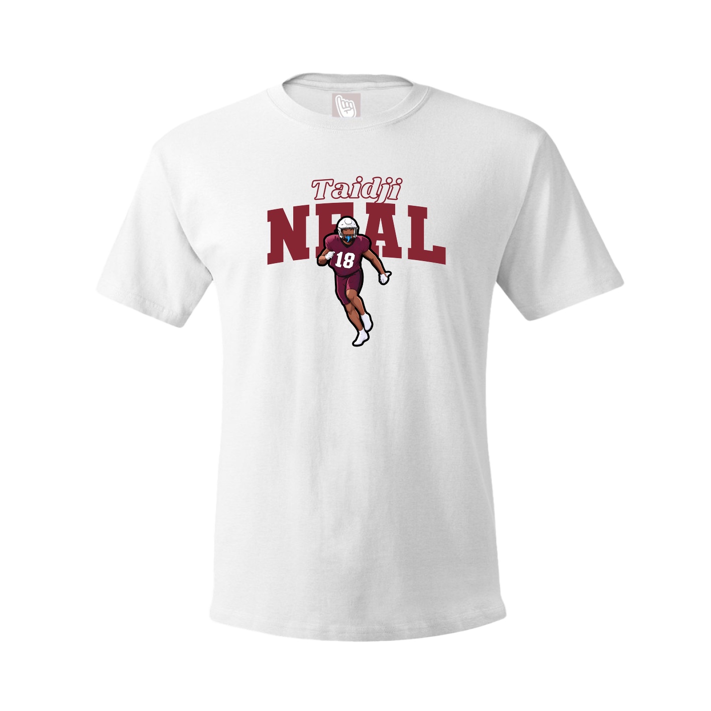 Tee — Name Arch in White
