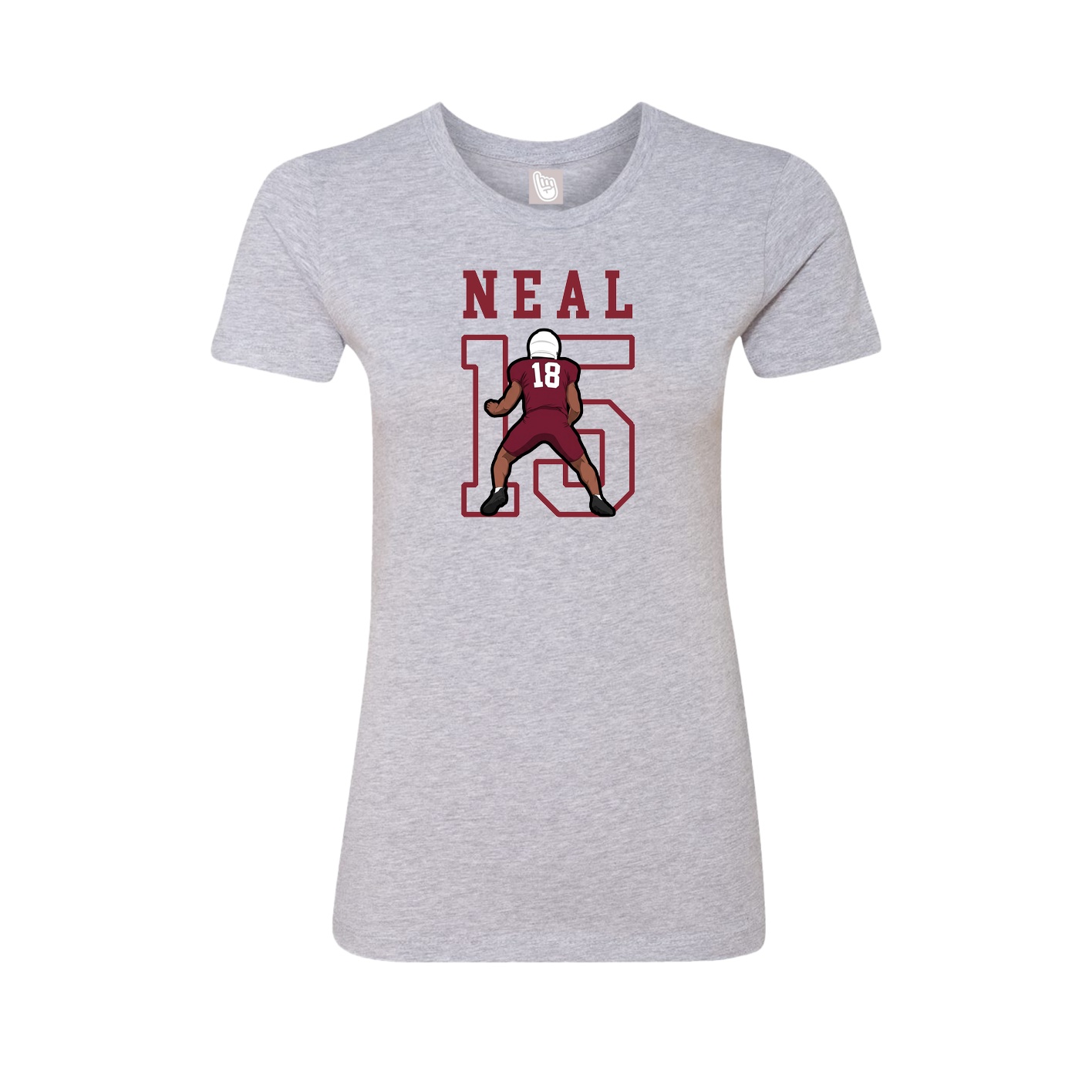 Fitted Women's Tee — Shirsey in Grey