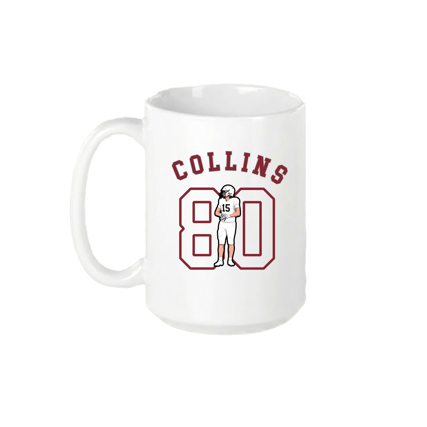 15oz Coffee Mug — Shirsey Arch in White