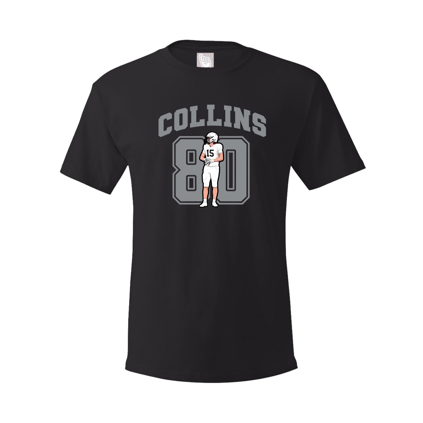 Youth Tee — Number in Black