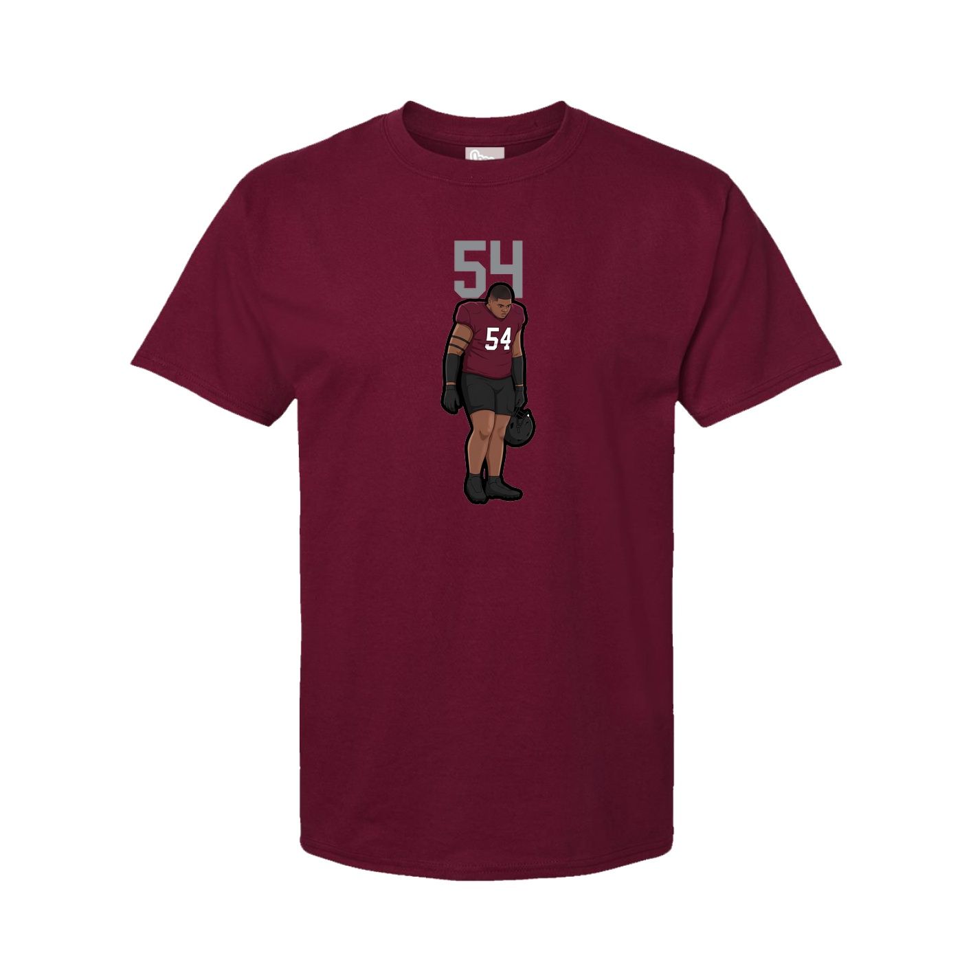 Tee — Number Top in Cardinal