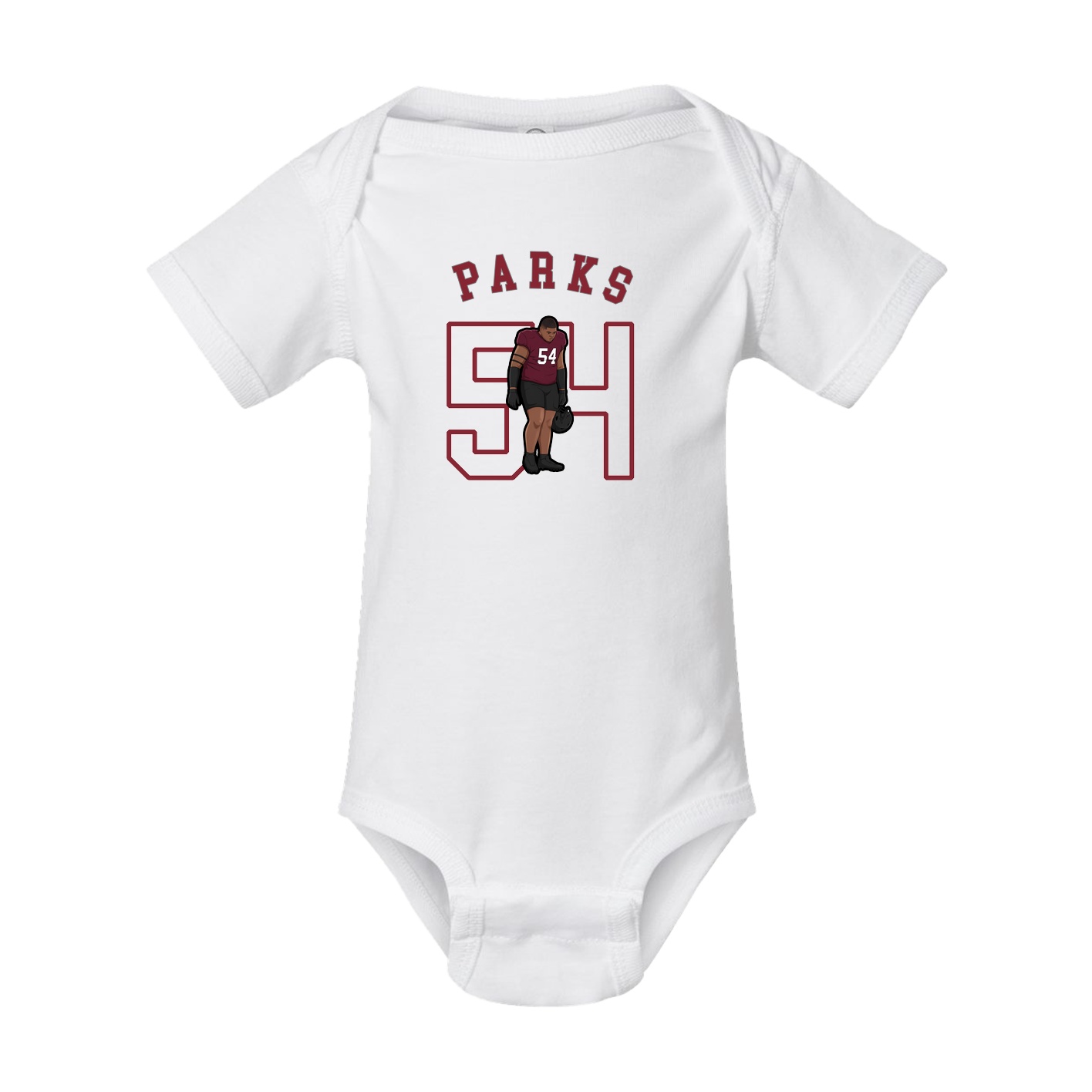 Baby Onesie — Shirsey Arch in White