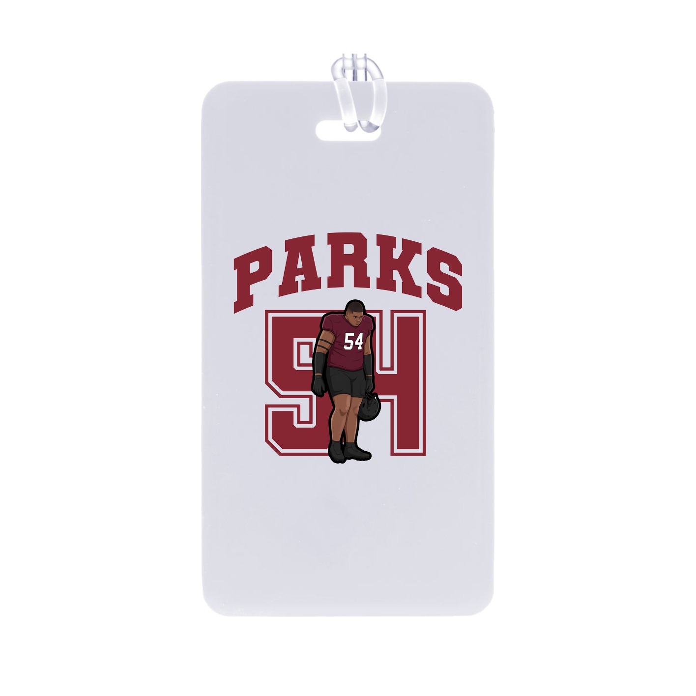 Bag Tag — Number in Classic