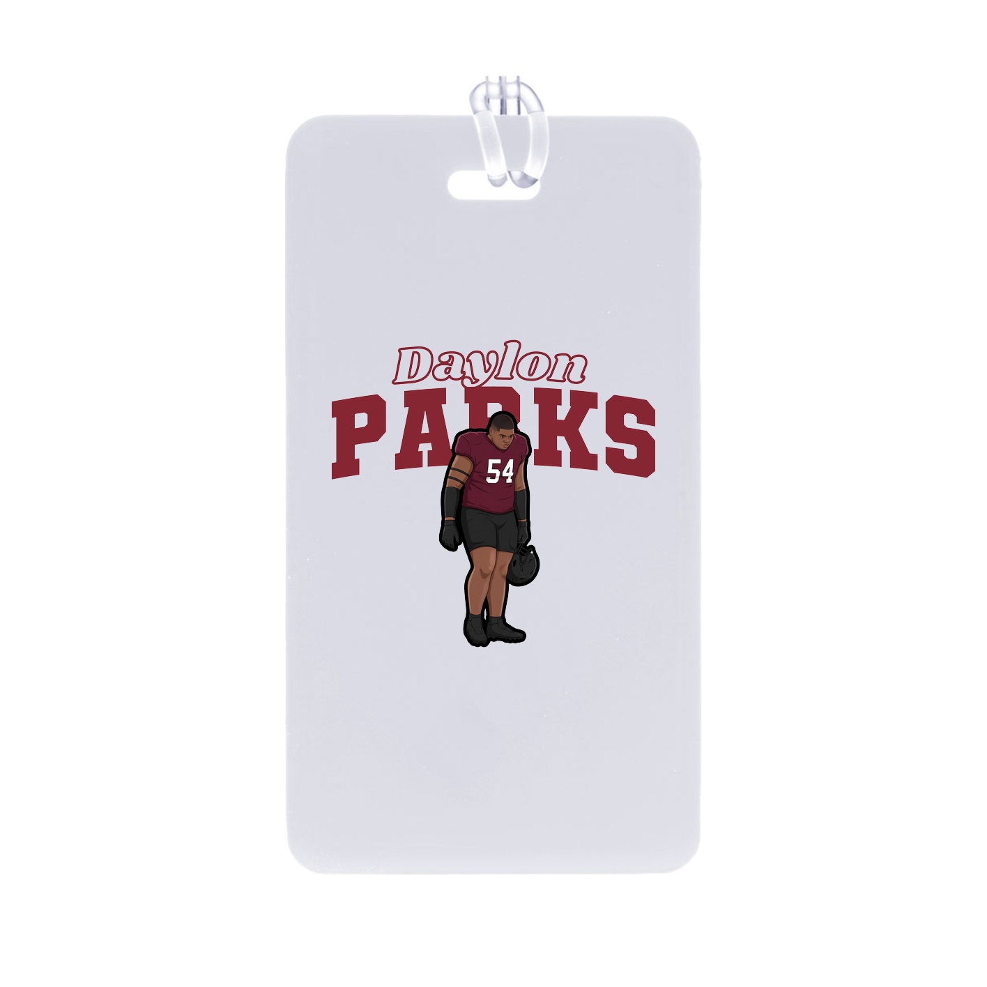 Bag Tag — Name Arch in Classic