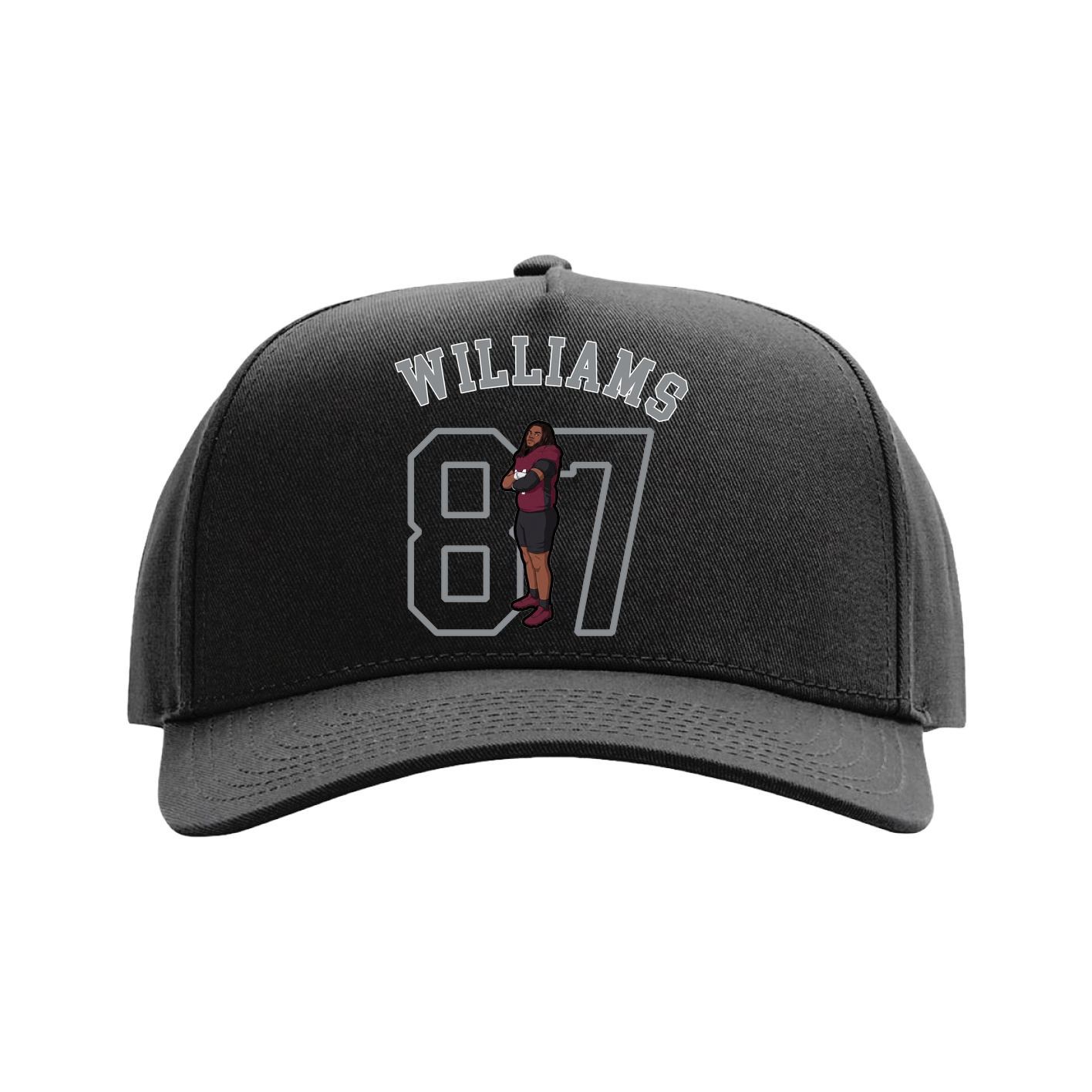 Full Fabric Five-Panel Champ Cap