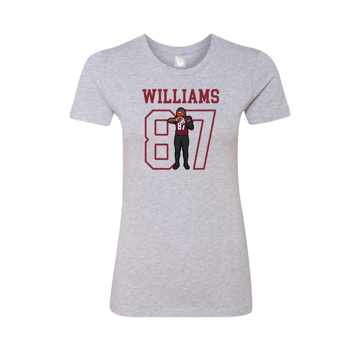 Fitted Women's Tee — Shirsey in Grey