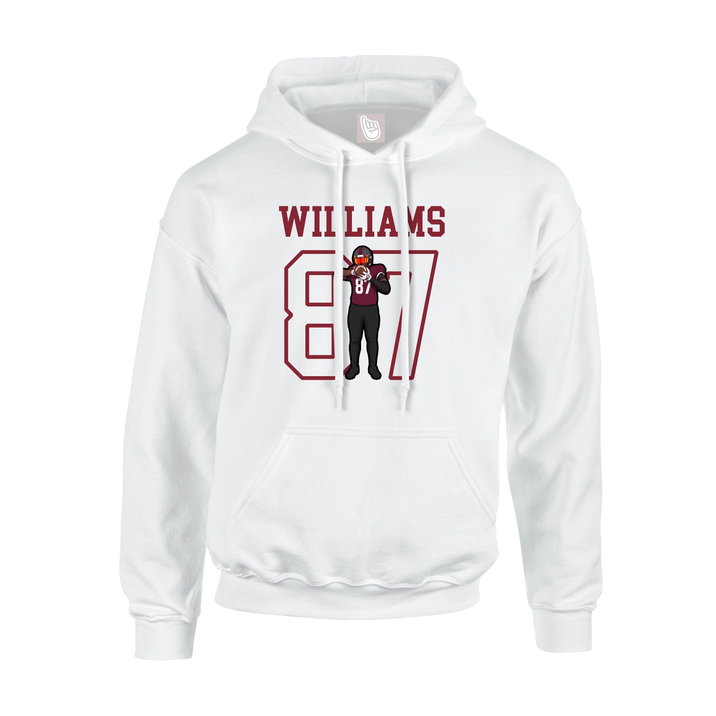 Youth Hoodie — Shirsey in White