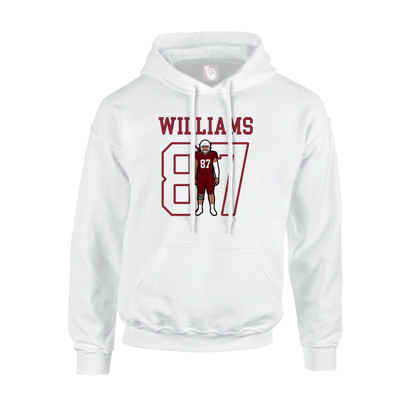 Youth Hoodie — Shirsey in White