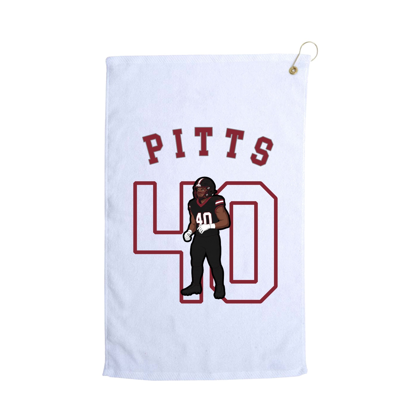 Golf Towel — Shirsey Arch in White