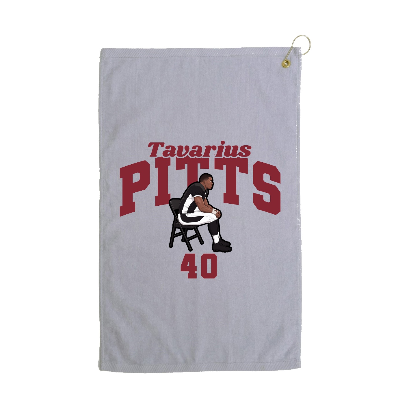 Golf Towel — Signature Arch in Grey