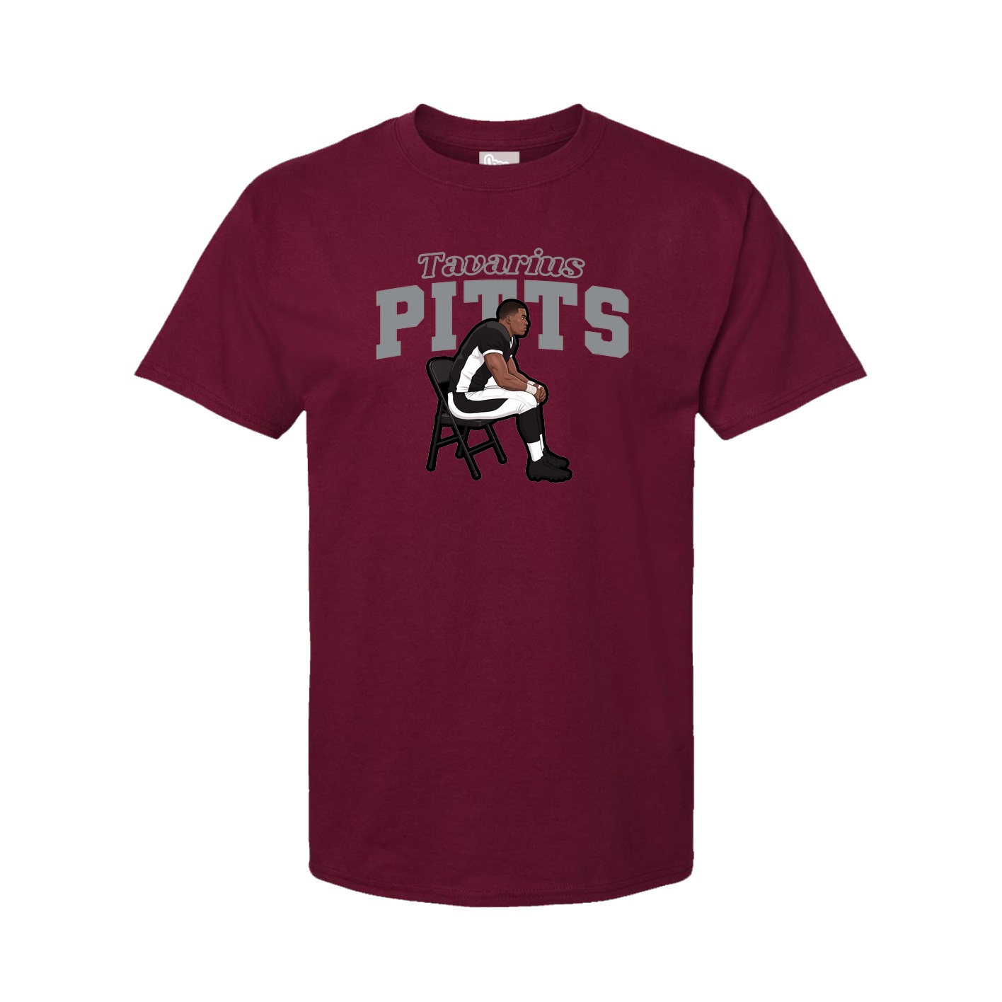 Youth Tee — Name Arch in Cardinal