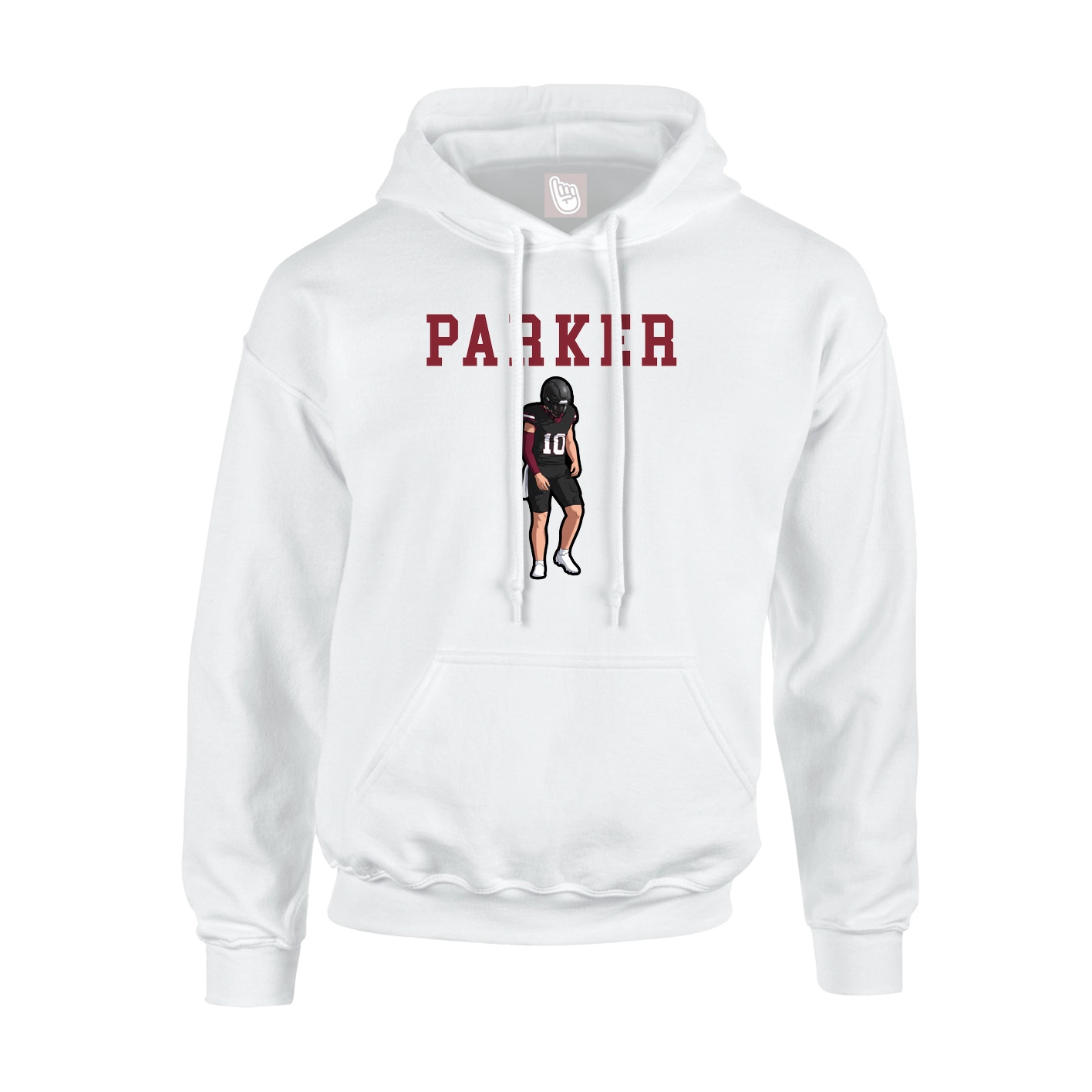 Youth Hoodie — Shirsey in White