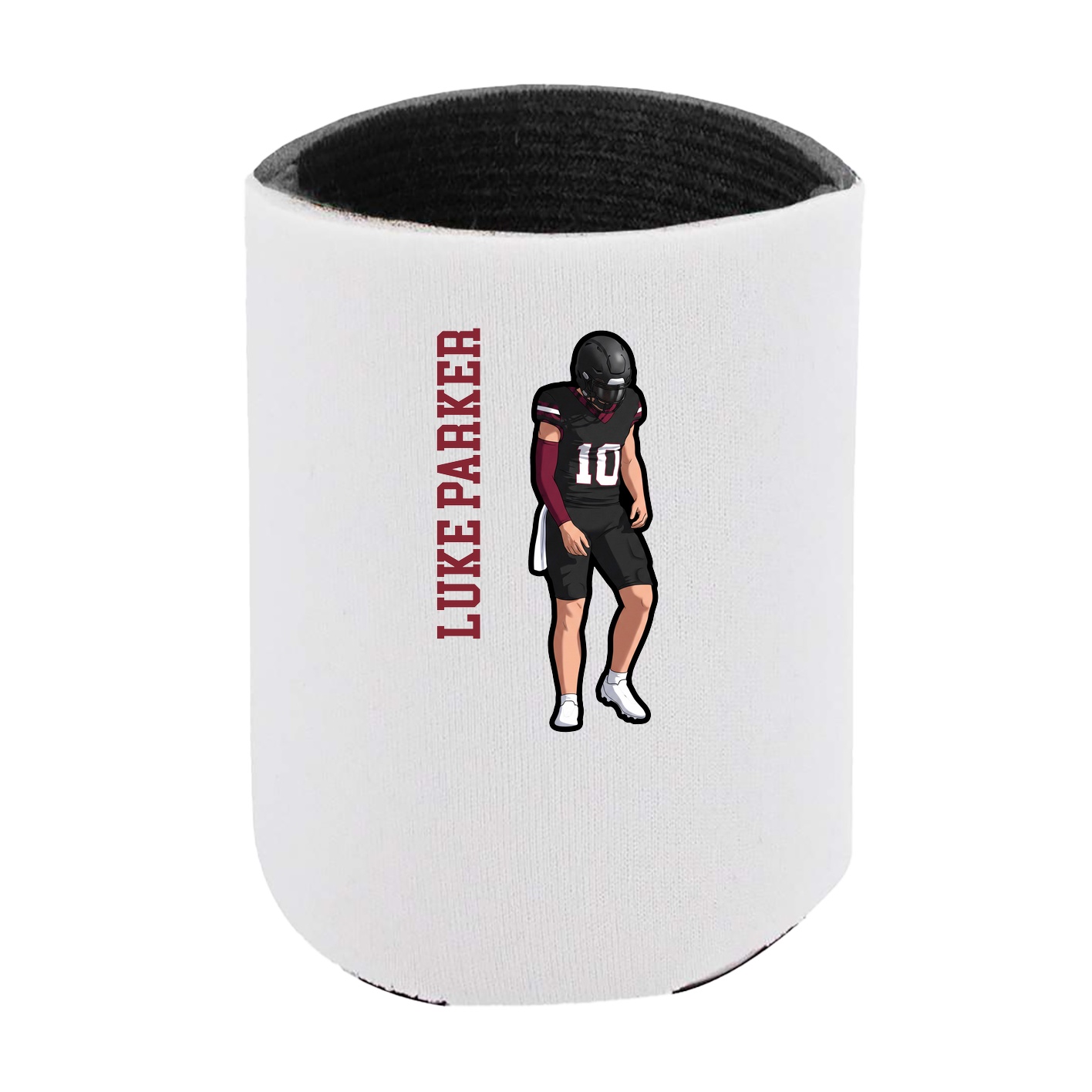 Can Holder — Name Vertical in White