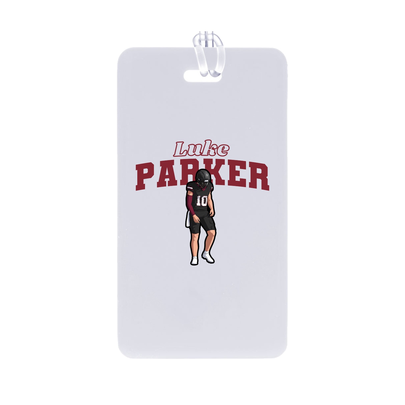 Bag Tag — Name Arch in Classic