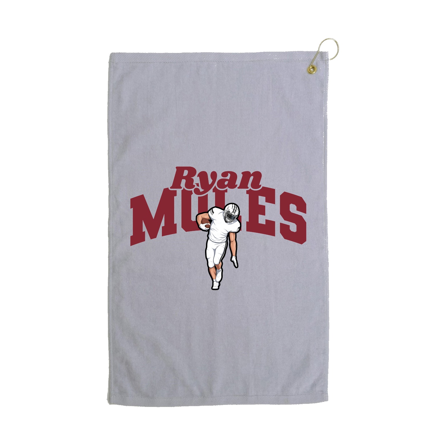 Golf Towel — Signature Arch in Grey