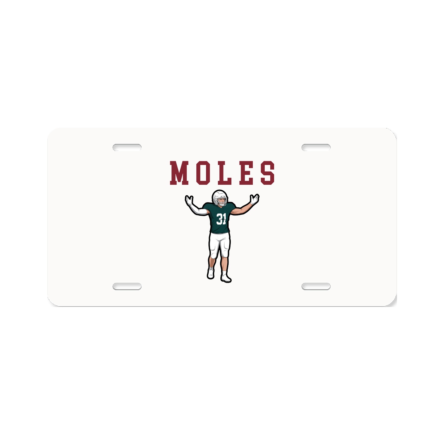 License Plate — Shirsey in Classic