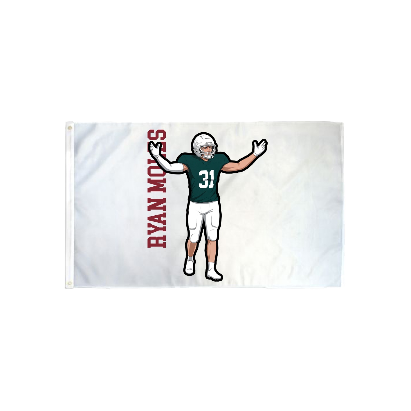 3x5 Flag — Name Vertical in Classic