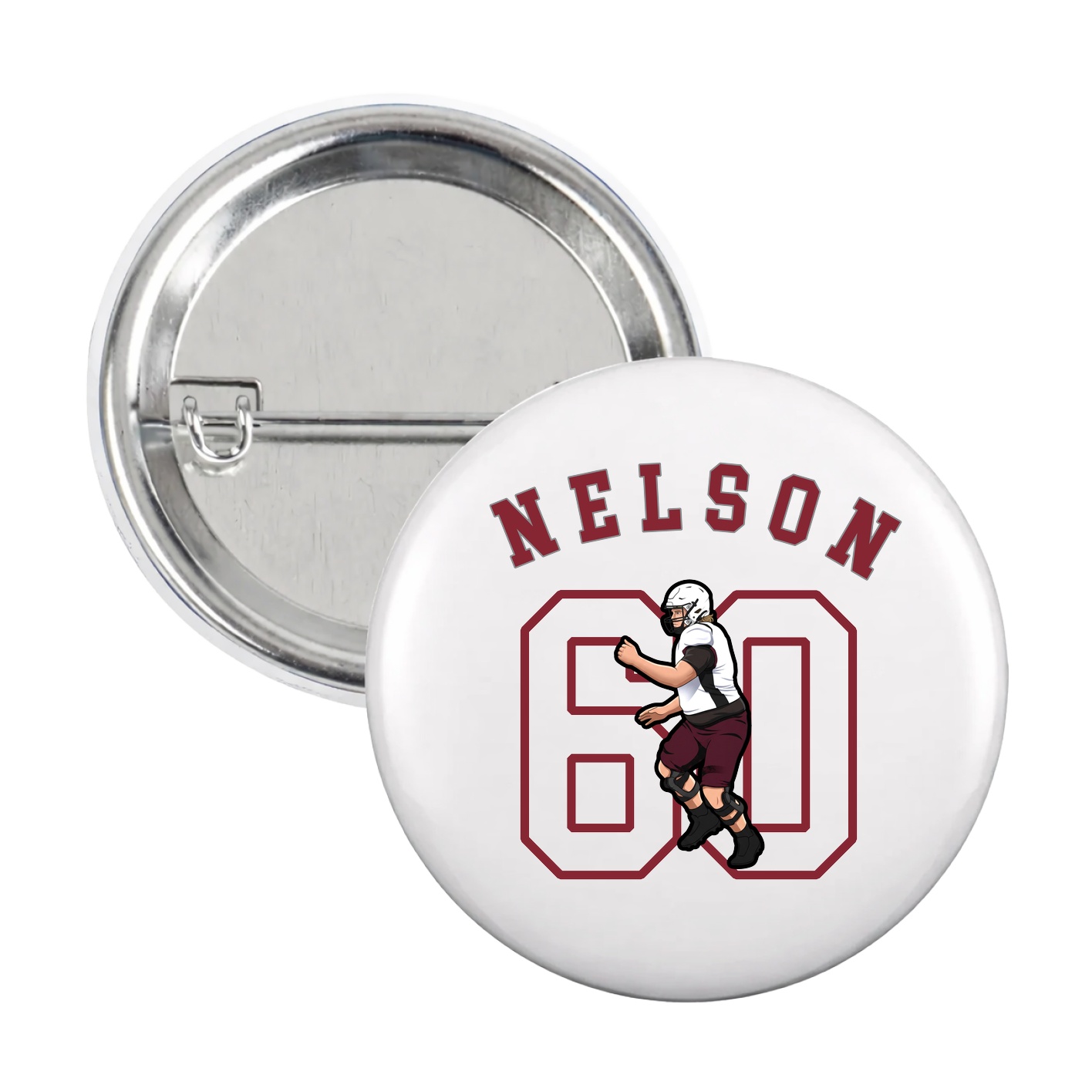 Game Day Button — Shirsey Arch in White