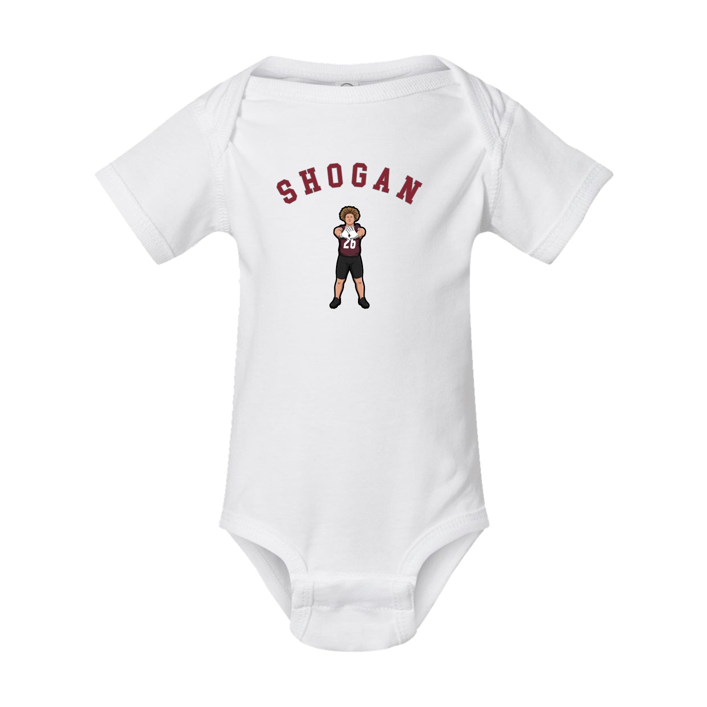 Baby Onesie — Shirsey Arch in White