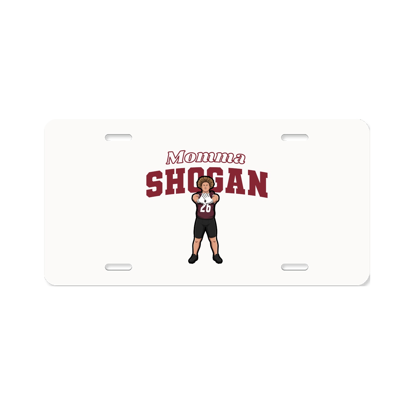 License Plate — Mothers Day Block in Classic