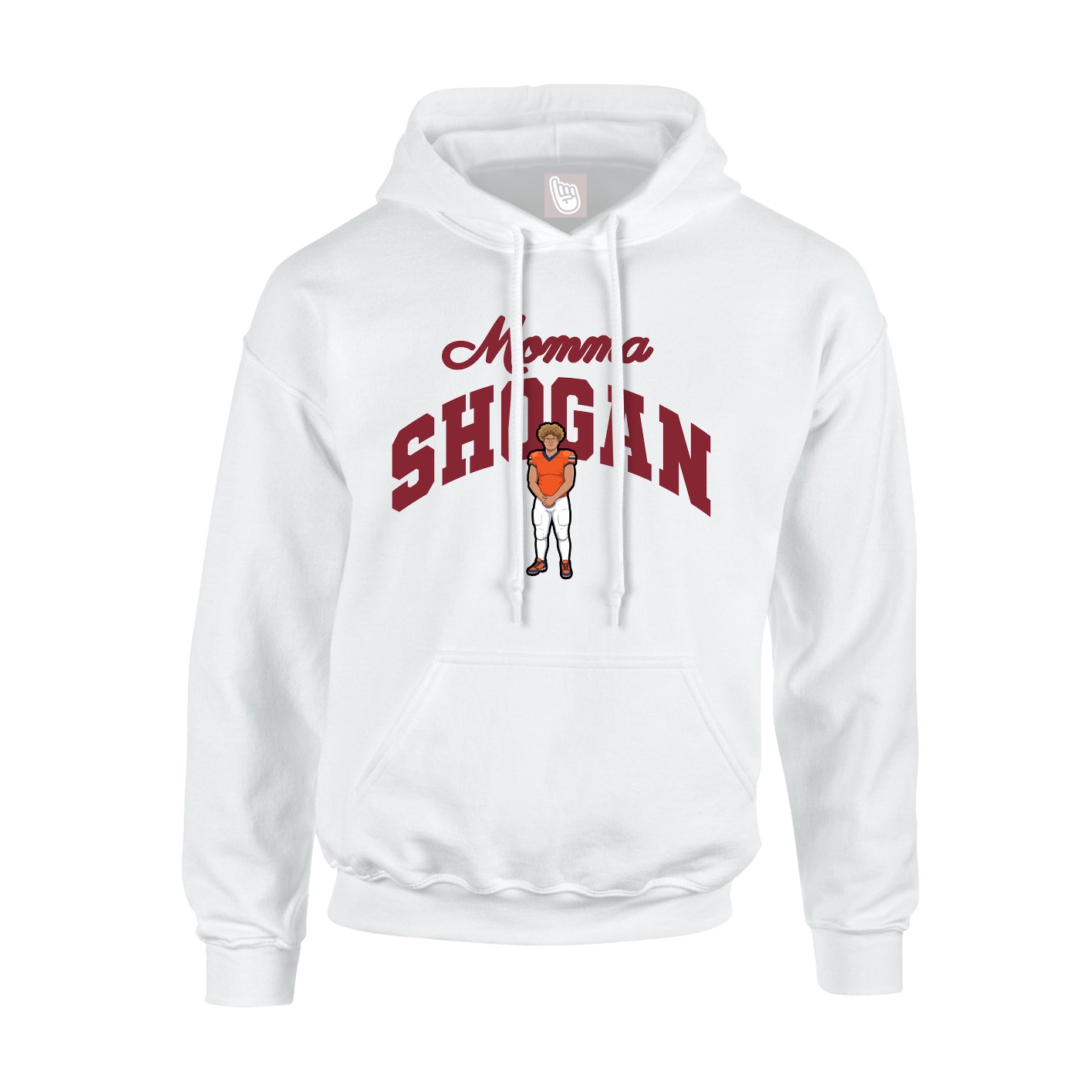 Youth Hoodie — Mothers Day Arch in White