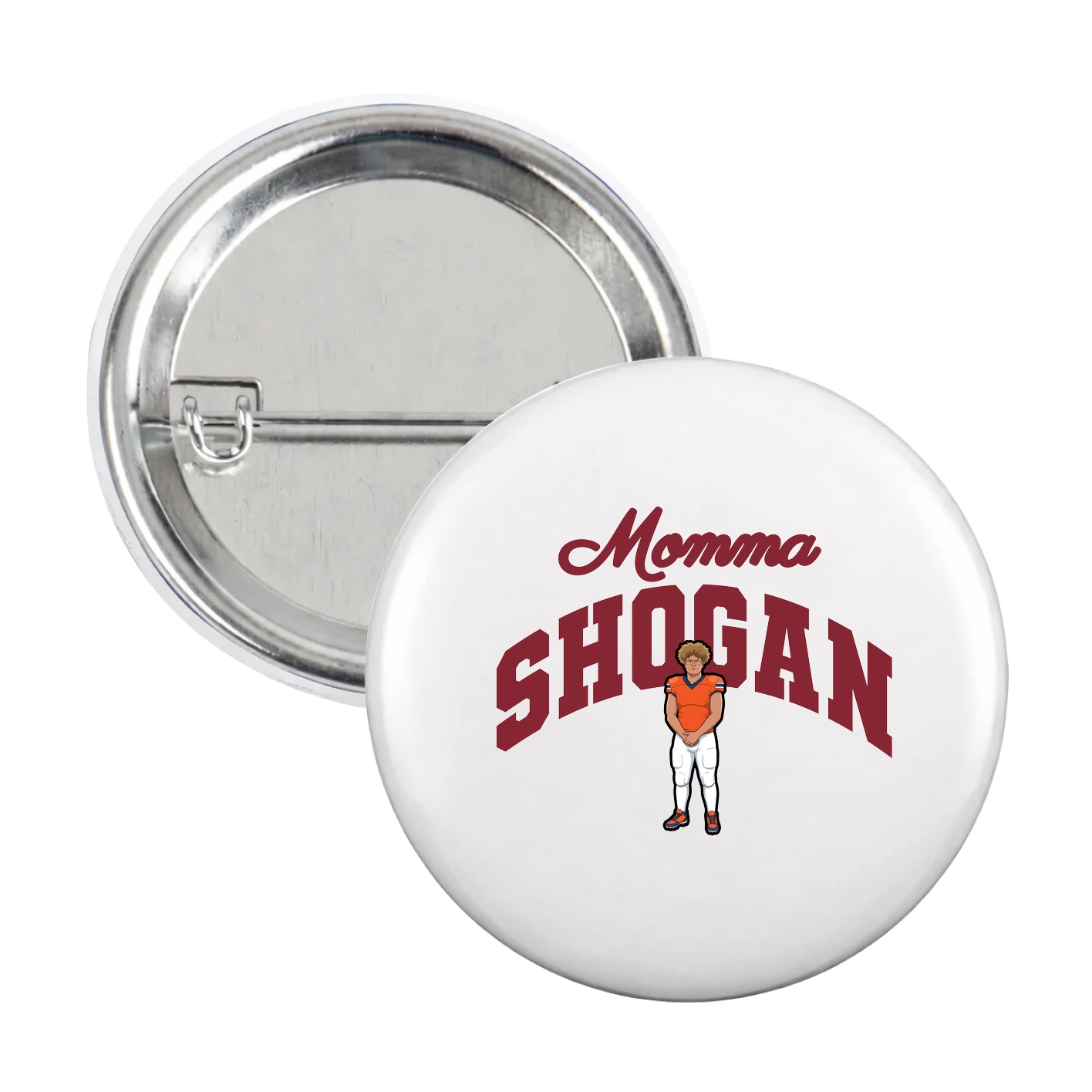 Game Day Button — Mothers Day Arch in White