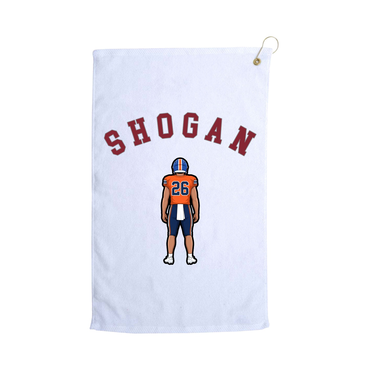 Golf Towel — Shirsey Arch in White