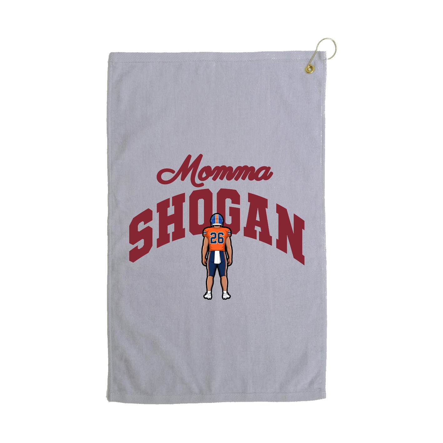 Golf Towel — Mothers Day Arch in Grey