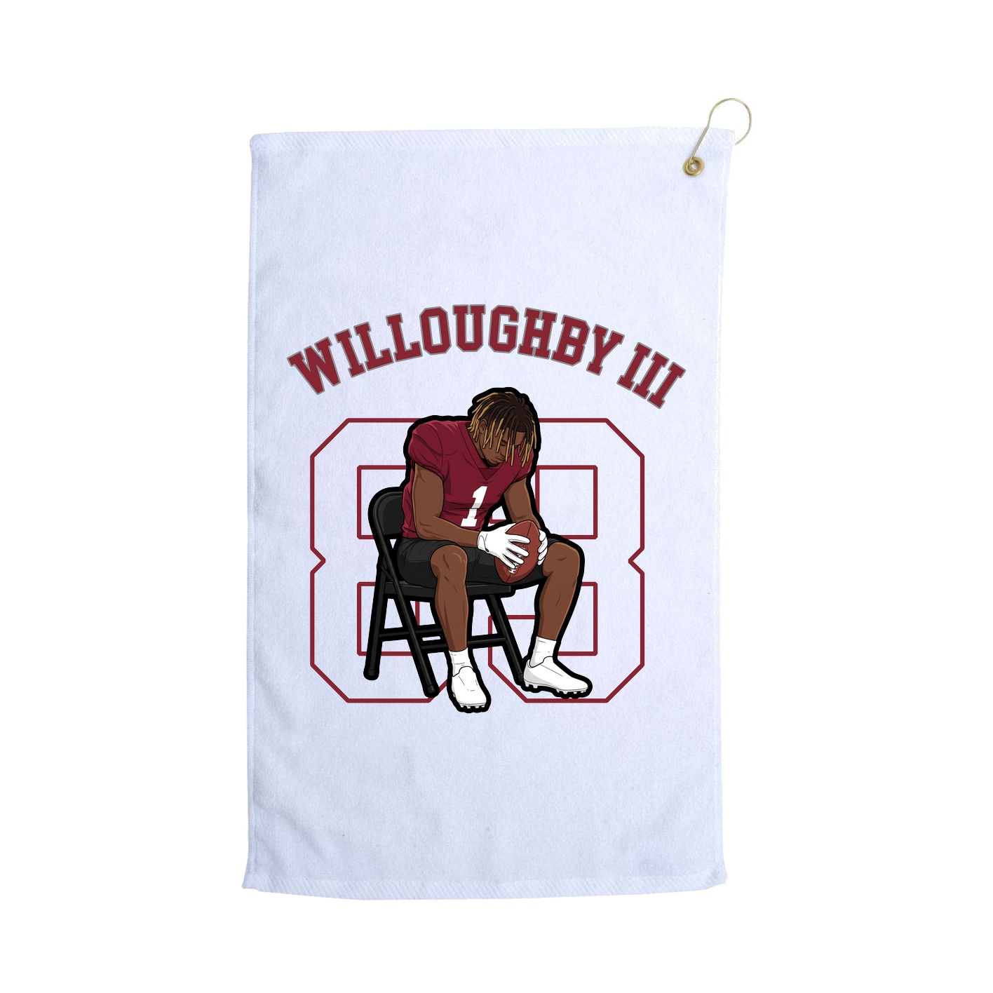 Golf Towel — Shirsey Arch in White