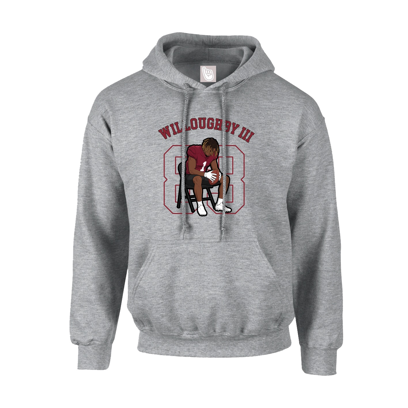 Youth Hoodie — Shirsey Arch in Grey