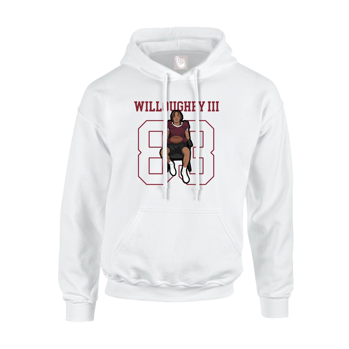 Hoodie — Shirsey in White