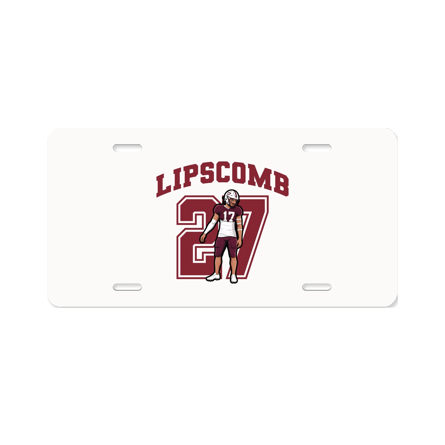 License Plate — Number in Classic
